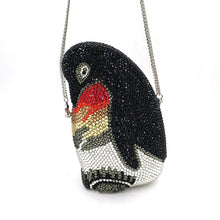 Charger l&#39;image dans la galerie, Minaudière Soirée N°10 - Pingouin Cristal - à customiser à vos couleurs

