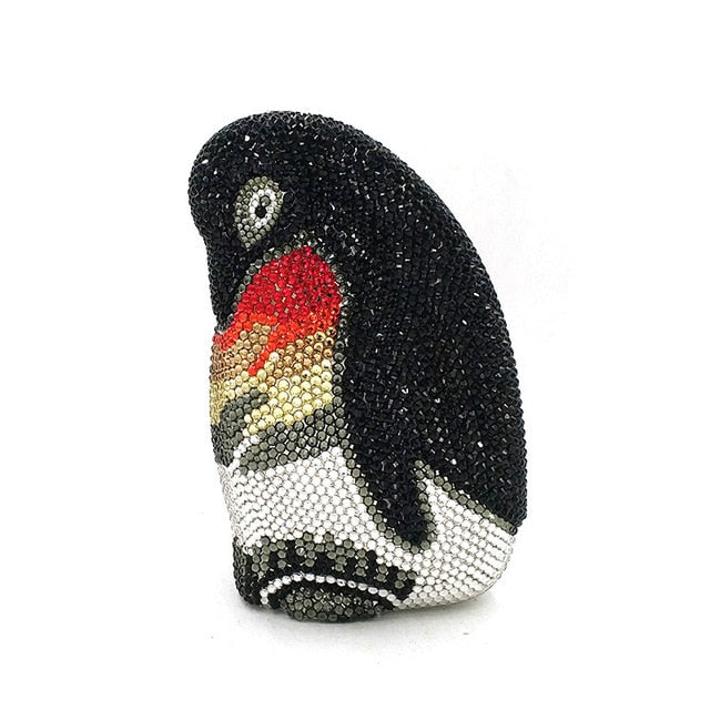 Minaudière Soirée N°10 - Pingouin Cristal - à customiser à vos couleurs