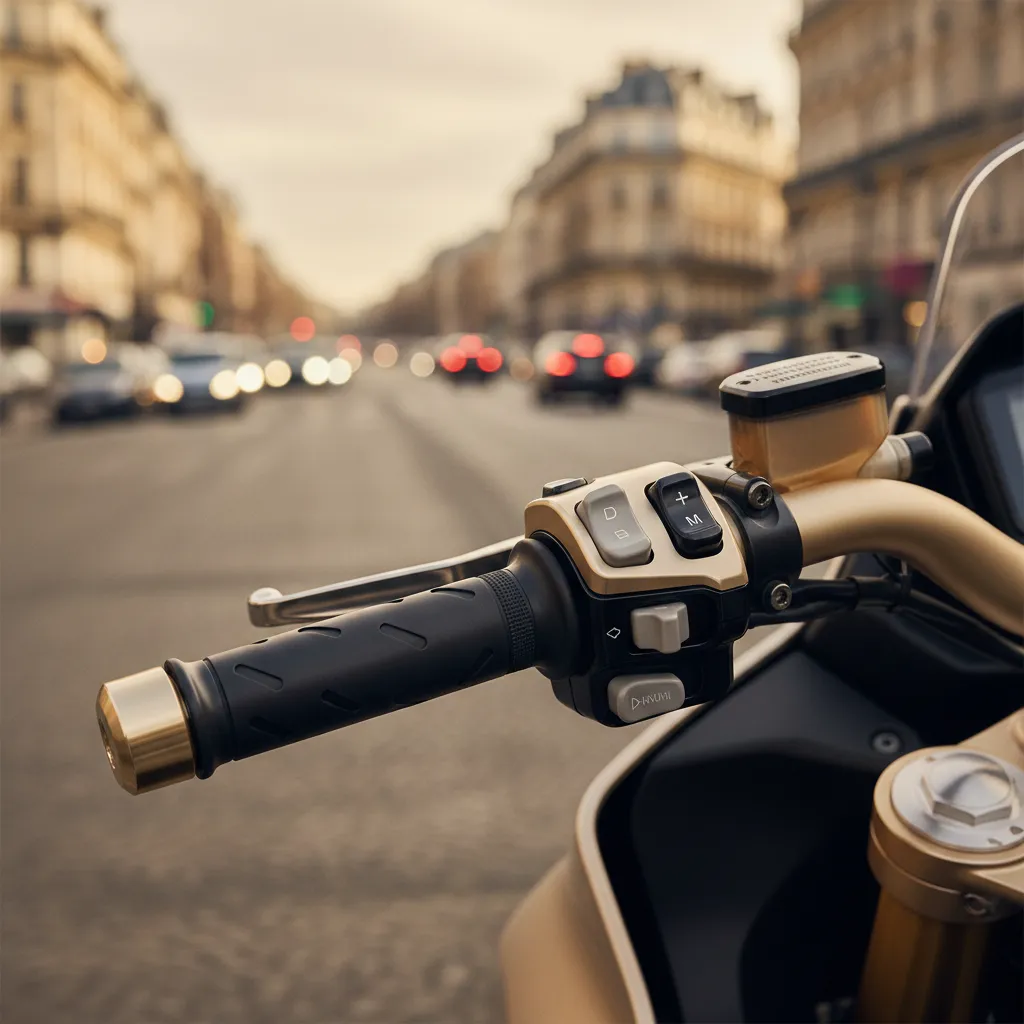 Les palettes DCT au guidon gauche : trois modes de conduite accessibles sans quitter les mains du guidon