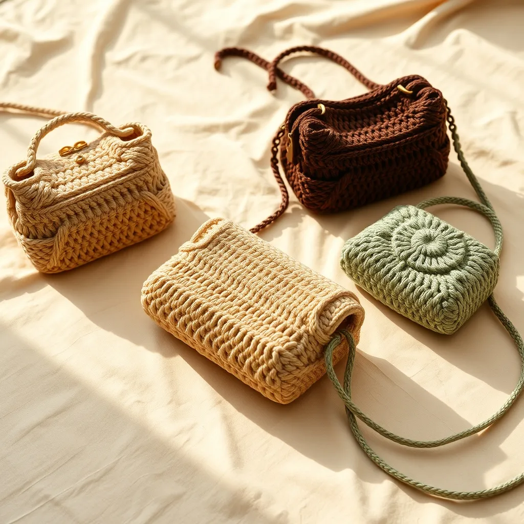 De Chloé à Loewe, les maisons déclinent le crochet en raphia, cuir nappa et coton ciré, entre 950 et 2 800 euros