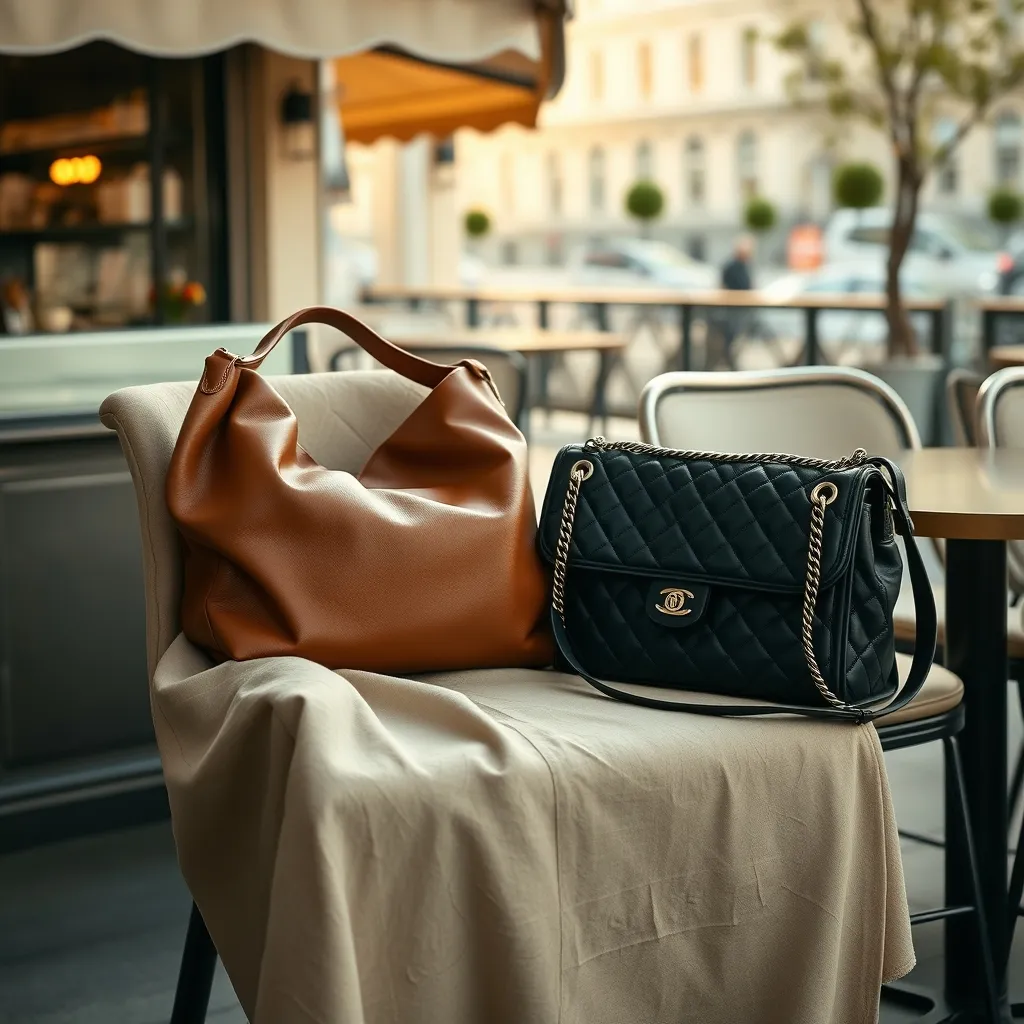 Hobo souple en veau grainé et matelassé oversize en agneau : les deux pôles du vestiaire 2025