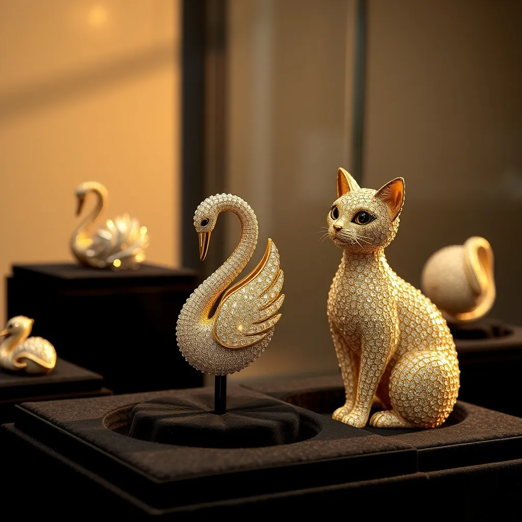 Les minaudières sculpturales de Judith Leiber : entre 6 000 et 10 000 cristaux Swarovski posés à la main sur chaque pièce