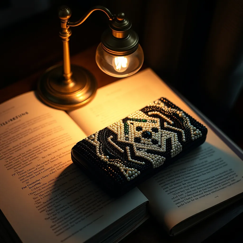 Broderie au crochet de Lunéville : une pochette art déco peut demander plus de 100 heures de travail en atelier parisien.