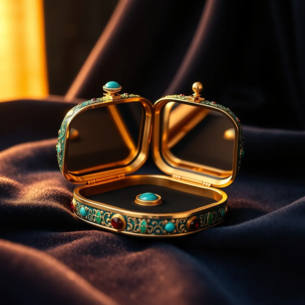 L'émail cloisonné d'une minaudière Icons nécessite une cuisson à 800 °C et jusqu'à 60 heures de travail artisanal
