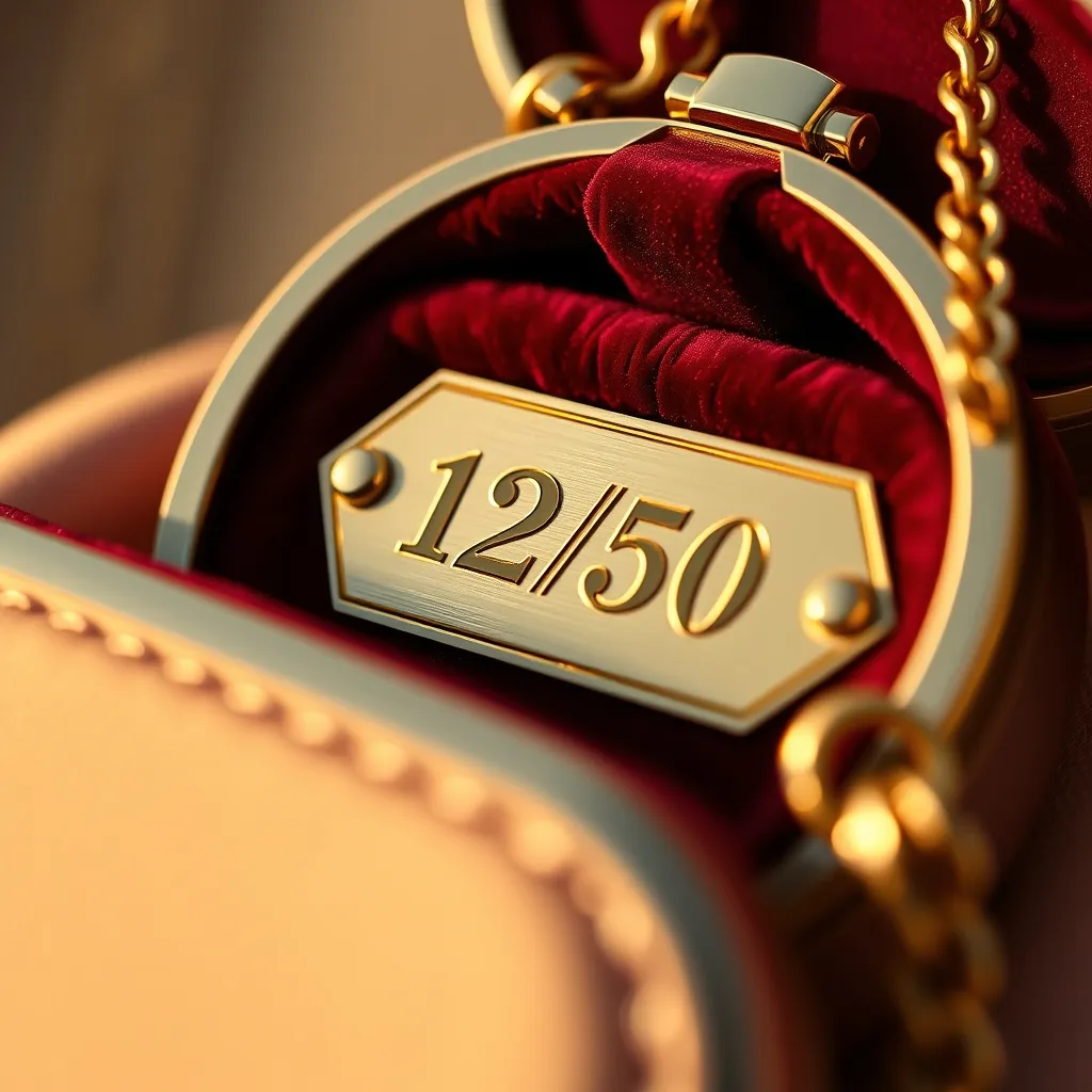 La numérotation gravée à l'intérieur du fermoir : le signe le plus fiable d'une édition limitée à potentiel collector