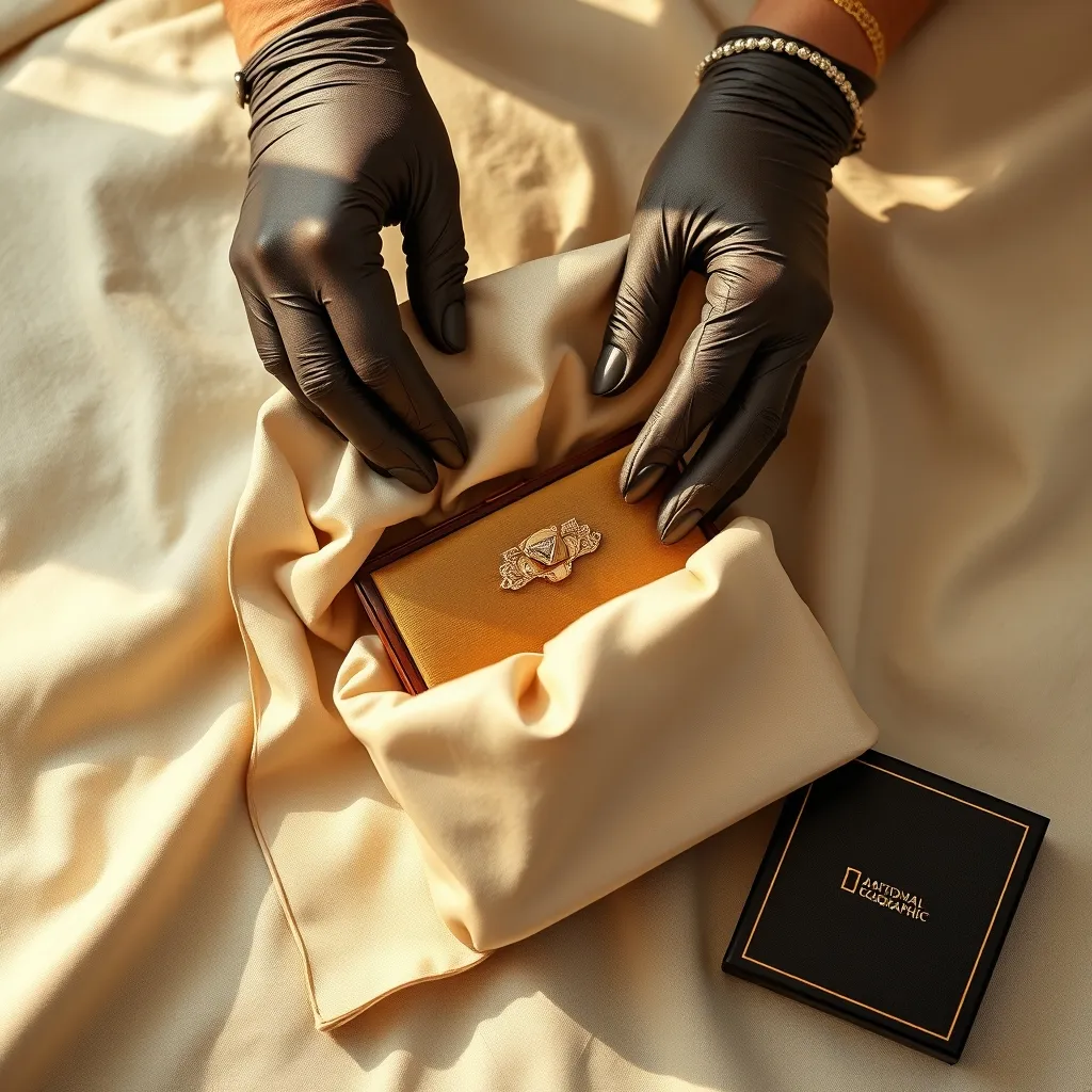 Le rangement dans le dust bag d'origine, fermoir ouvert, est le premier geste de conservation pour maintenir la cote d'une pièce vintage