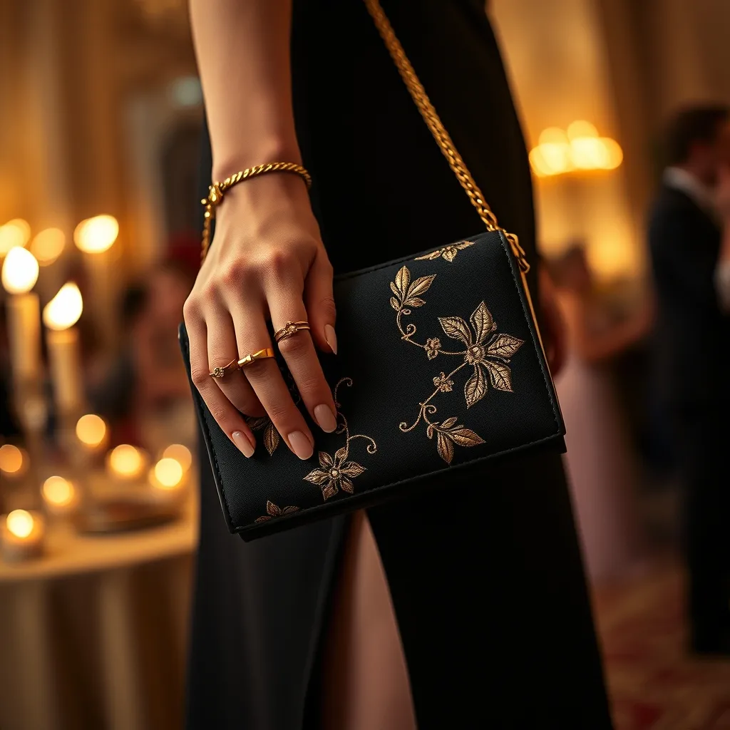 En cocktail, le clutch livre se porte à la main comme un roman qu'on vient de refermer