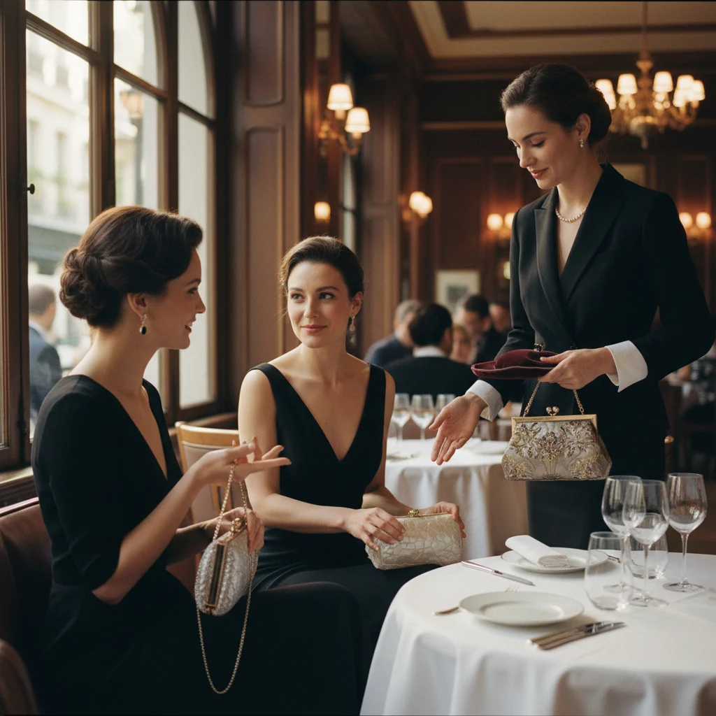 L'étiquette minaudière : tenir, poser, passer à table