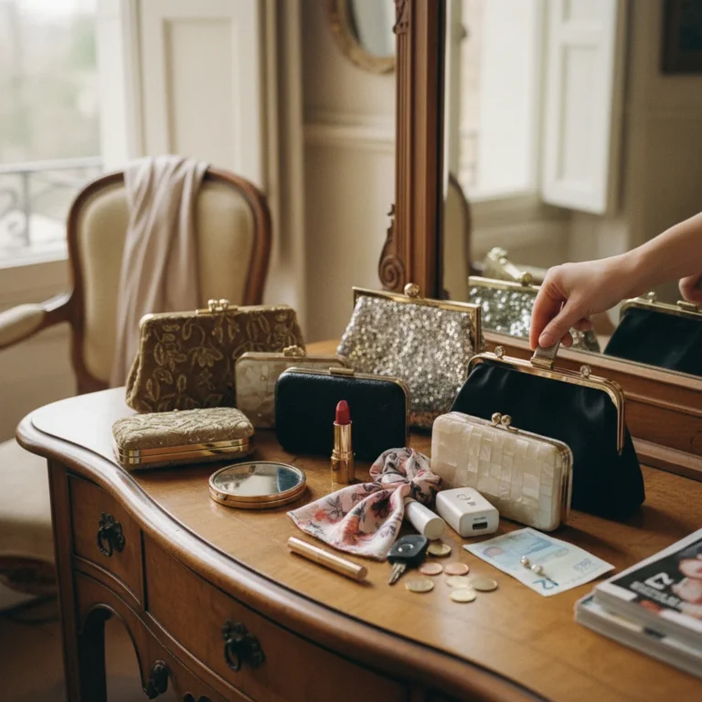Que mettre dans une minaudière : les essentiels à embarquer
