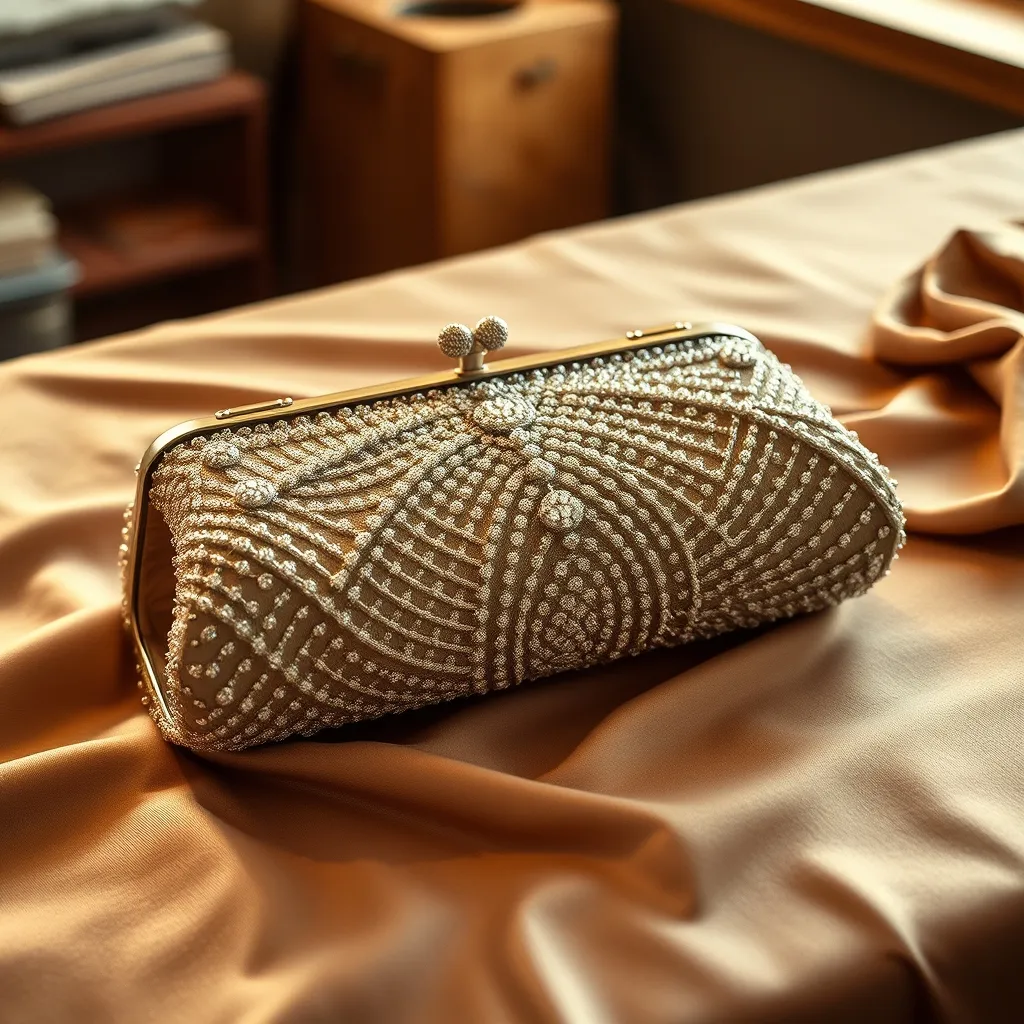 Cannetilles argent brodées main : entre 40 et 120 heures de travail chez Lesage pour une seule pochette couture