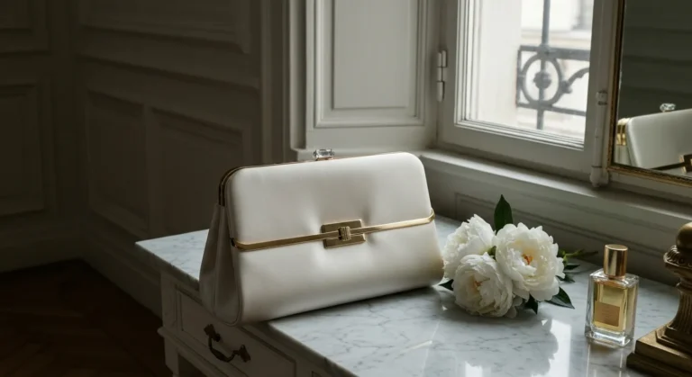 Pochette mariage ivoire : la plus élégante des neutres