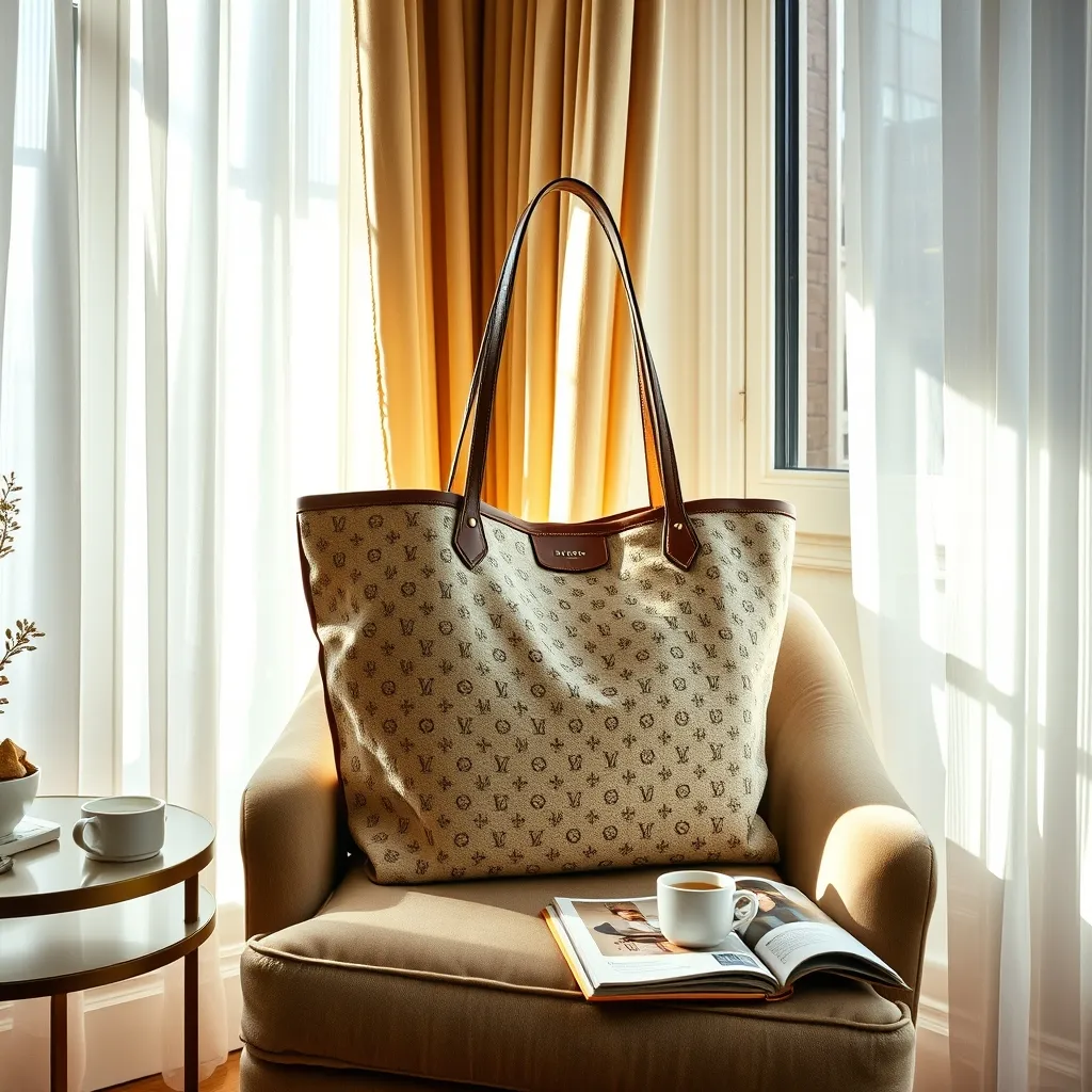 Le cabas monogrammé tone on tone s'impose en 2026 comme l'expression du luxe discret