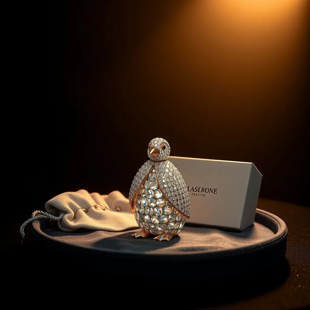 Une minaudière figurative en cristaux Swarovski : entre 6 000 et 10 000 pierres posées une à une par des artisans spécialisés