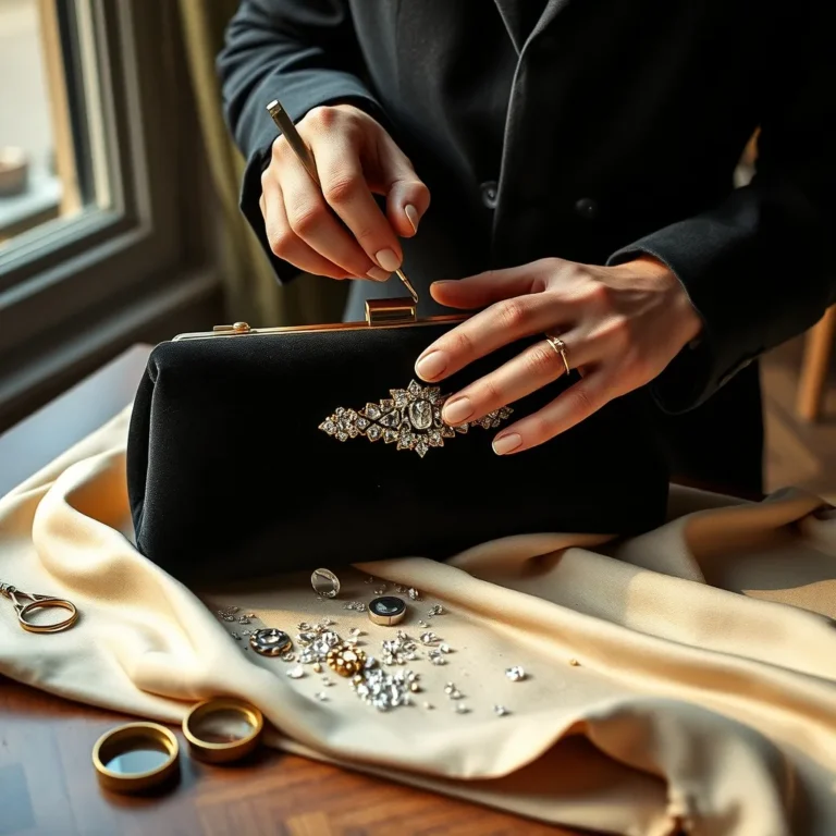 Savoir-faire de la minaudière : plumassiers, brodeurs, sertisseurs