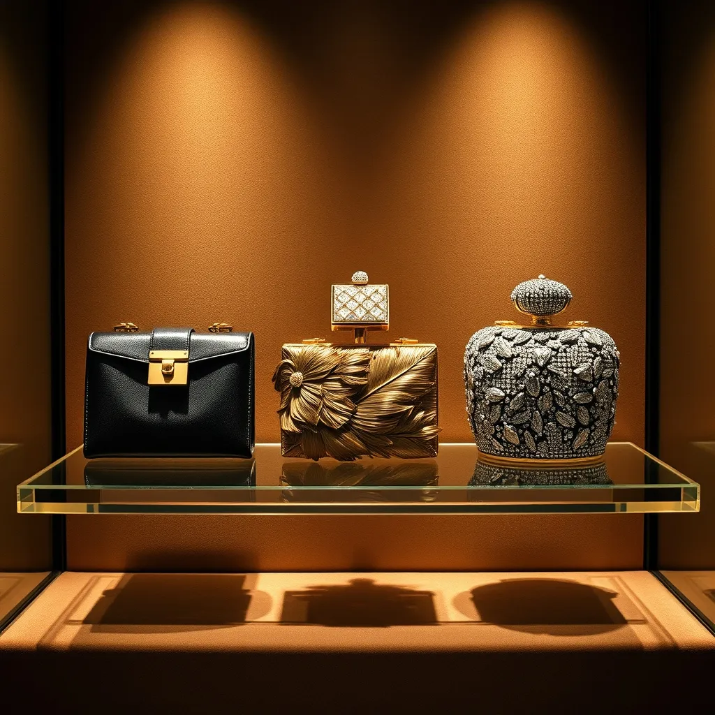 Laque, plumasserie, sertissage cristaux : trois savoir-faire distincts pour trois visions de la minaudière d'exception