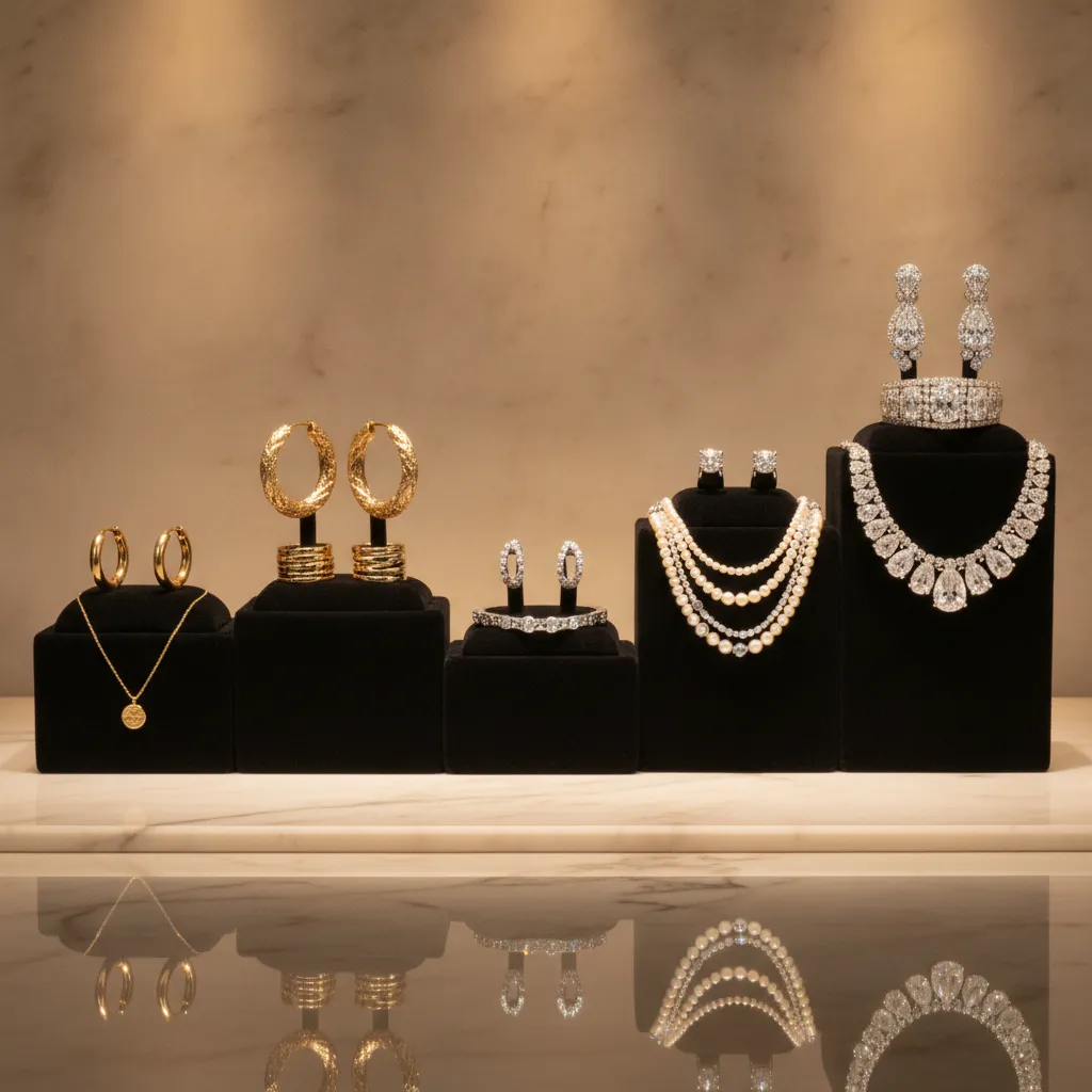 Du vermeil à la haute joaillerie : cinq niveaux de parures pour habiller une robe noire selon son budget
