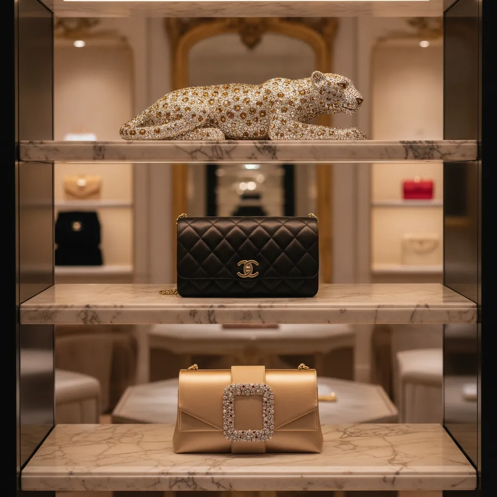 De Judith Leiber à Roger Vivier : le clutch englobe des univers de prix et de savoir-faire très différents