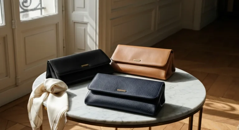 Pochette cuir souple femme : prix et modèles phares