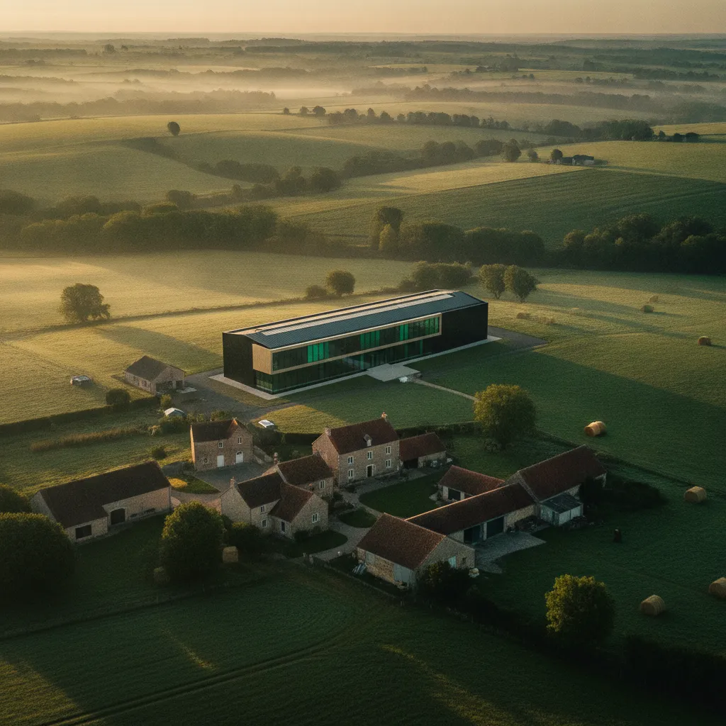 Les manufactures sarthoises s'intègrent dans un paysage rural qui contraste avec le prestige des pièces qui y naissent