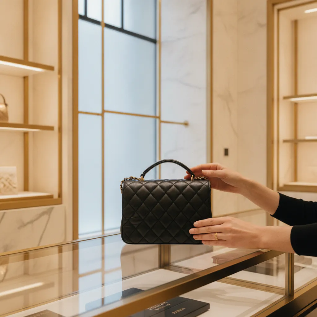 En boutique officielle, les conseillers peuvent examiner un sac mais ne délivrent jamais de certificat écrit d'authenticité