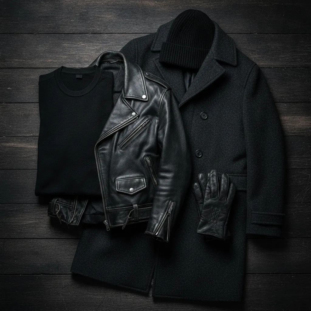 En hiver berlinois, le layering en 3 à 4 couches noires est indispensable pour survivre aux heures de file d'attente