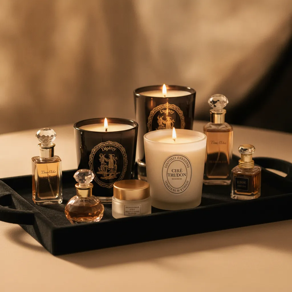 Bougies votives, miniatures de parfum et soin visage : le trio beauté d'un calendrier de l'Avent haut de gamme