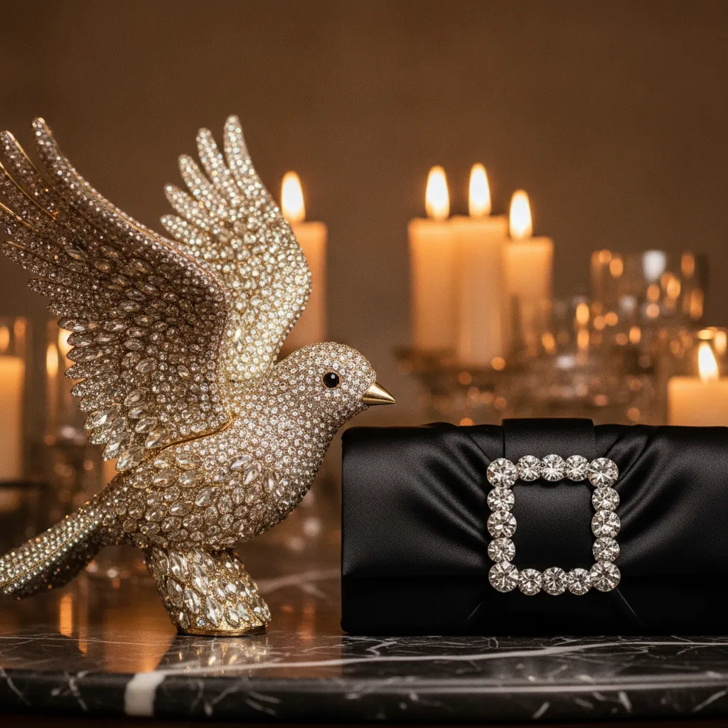 Minaudière Judith Leiber et pochette Roger Vivier : entre 1 200 et 8 000 euros, le savoir-faire artisanal au sommet