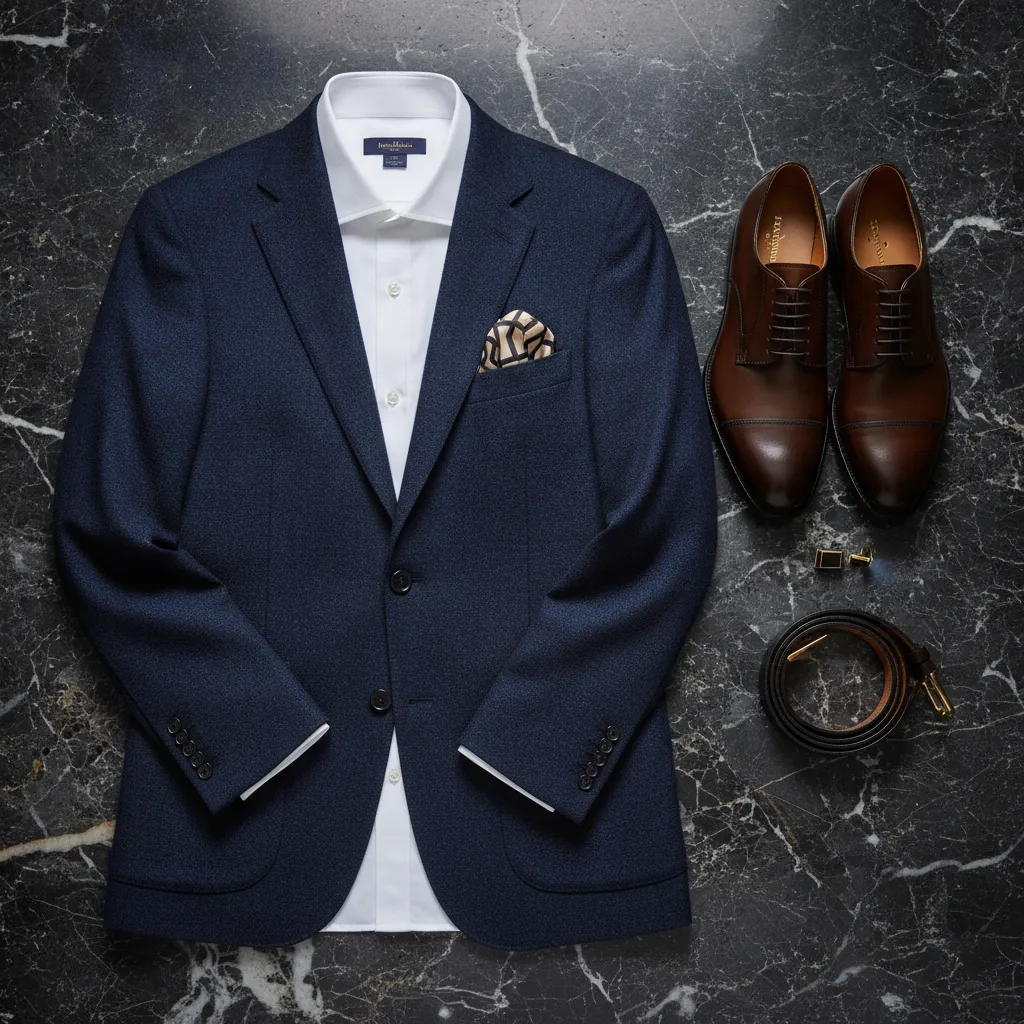 Le blazer bleu marine en laine froide : la pièce maîtresse du vestiaire masculin pour franchir toutes les salles du Casino
