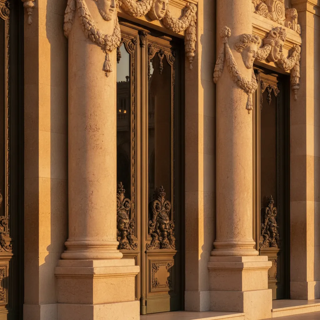 L'entrée du Casino de Monte-Carlo, chef-d'œuvre de Charles Garnier inauguré en 1863 : le seuil que l'on ne franchit pas en baskets