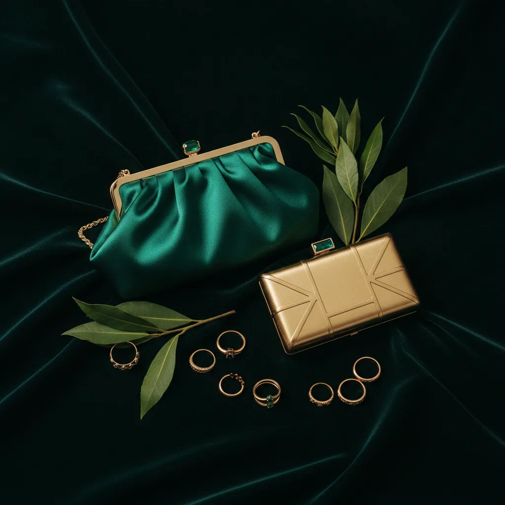 Vert émeraude et or : deux couleurs qui vibrent avec le noir sans jamais rivaliser entre elles