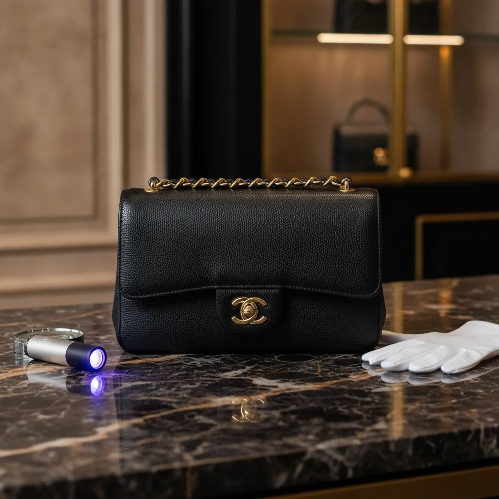 L'authentification minutieuse d'un Classic Flap Chanel conditionne directement le prix de rachat proposé