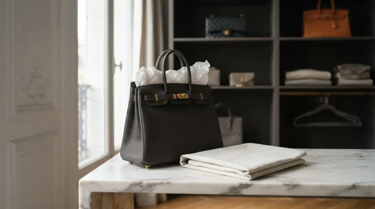 Ranger ses sacs sans qu’ils s’affaissent : rembourrage et housse