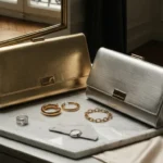 Sac doré ou argenté : le choix se fait sur les bijoux, pas sur la robe