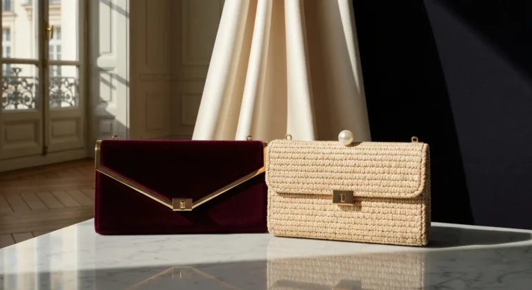 Sac de soirée en hiver ou en été : matières et couleurs qui changent