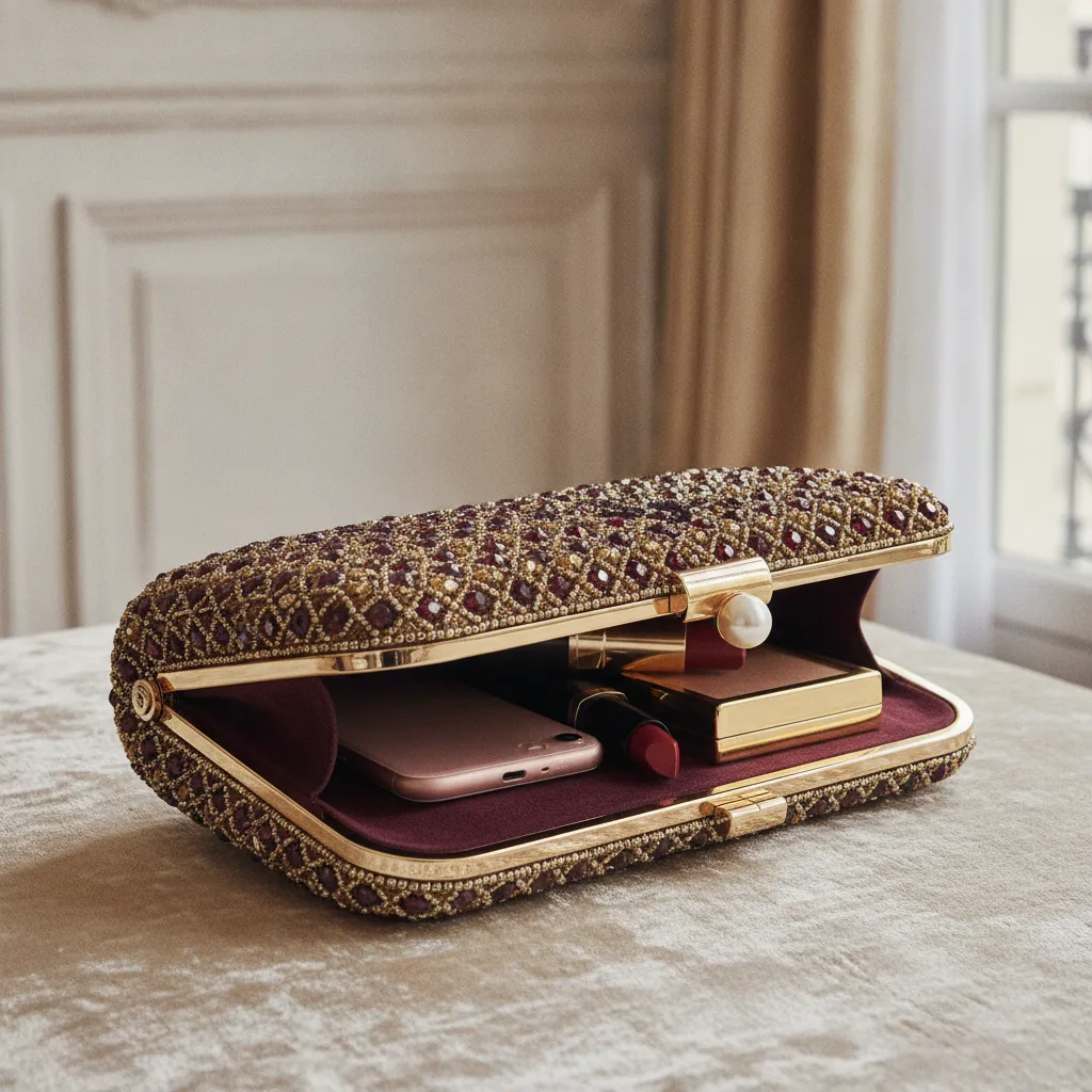 L'intérieur organisé en trois couches : objets plats au fond, cylindriques au milieu, urgences sur le dessus